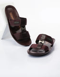 Mens Slippers 9009 Brown