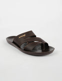 Mens Slippers 9023 Brown