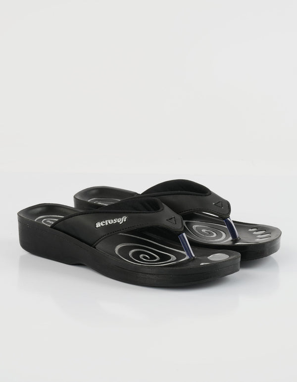 WOMEN SLIPPER AS0801 BLACK