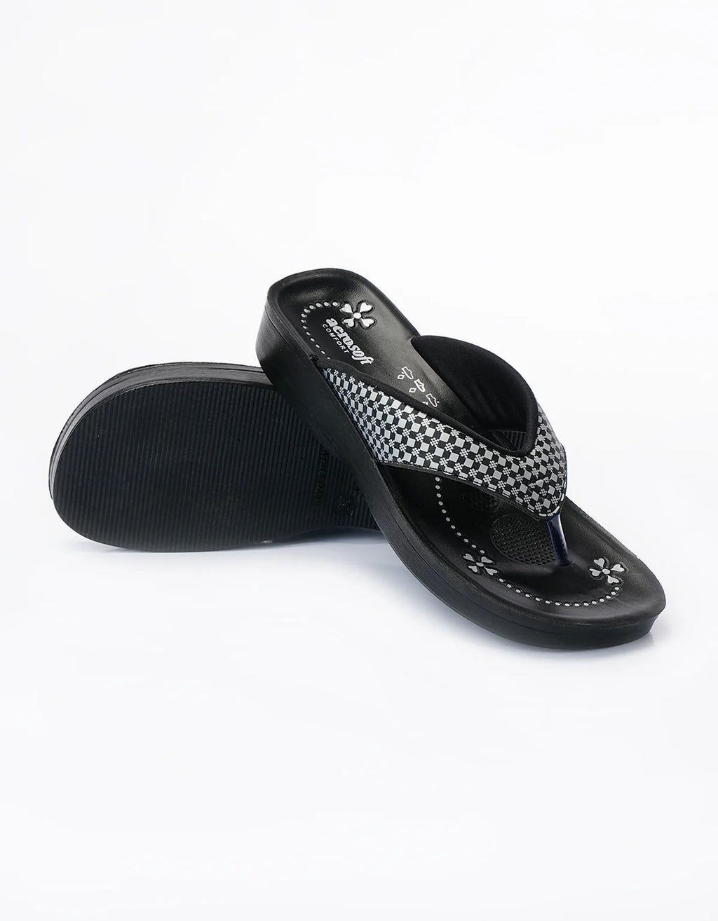 WOMEN SLIPPER AS0843 BLACK