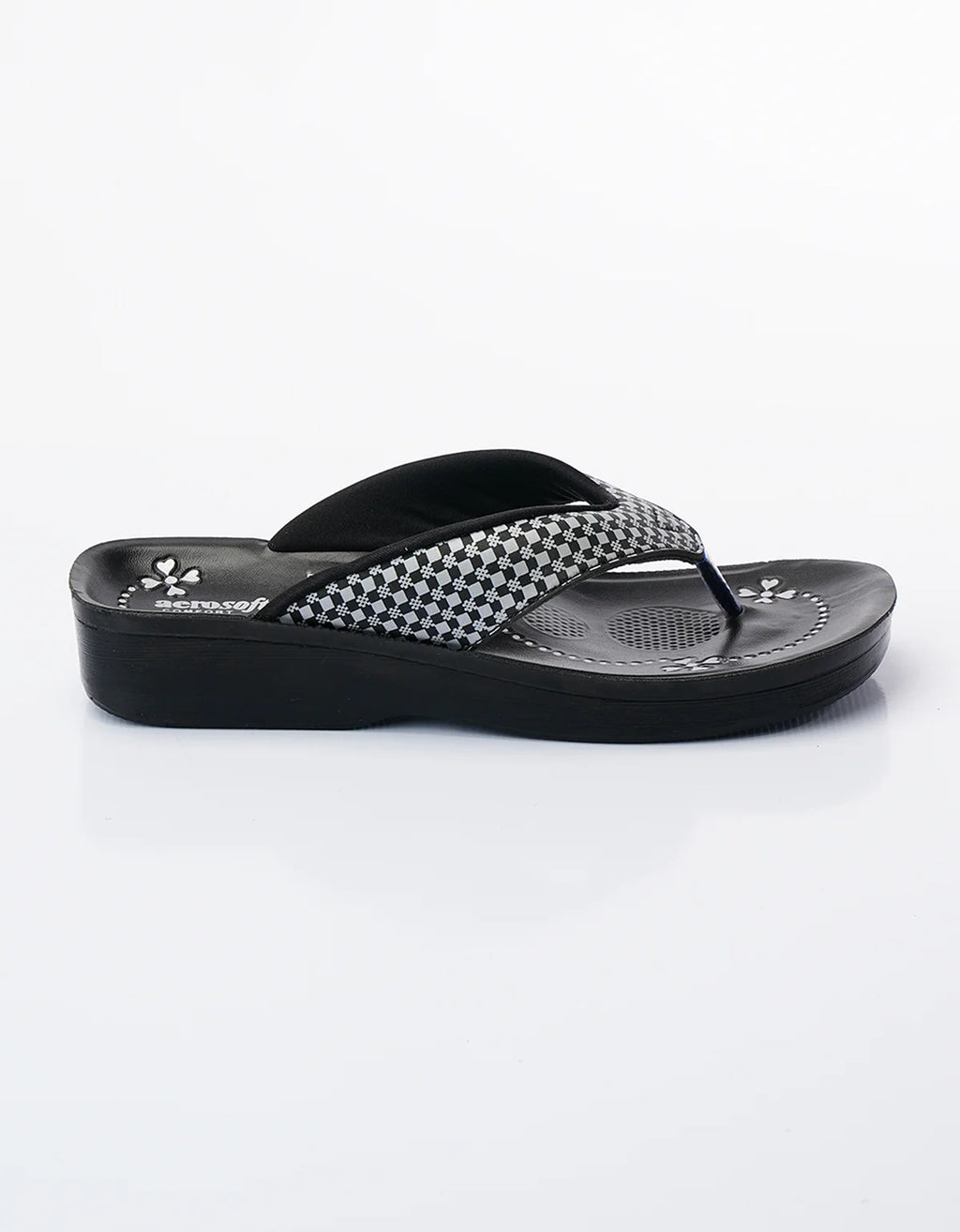 WOMEN SLIPPER AS0843 BLACK