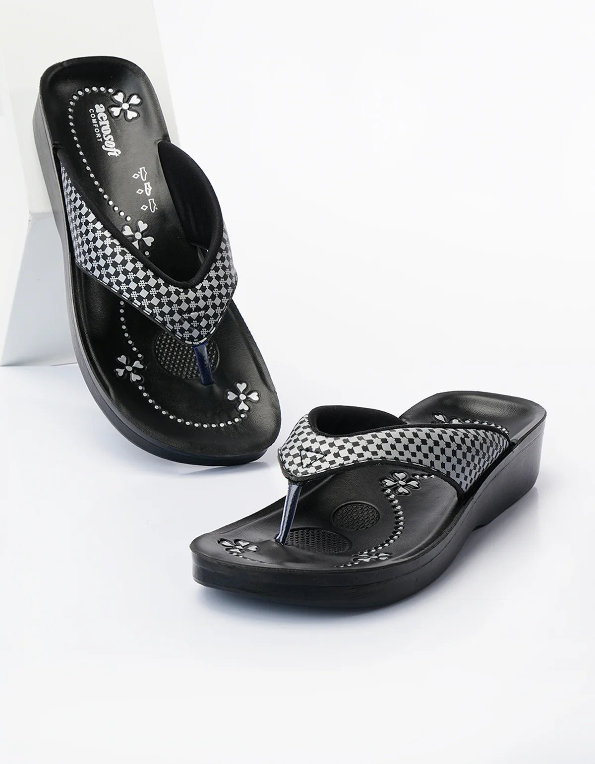 WOMEN SLIPPER AS0843 BLACK