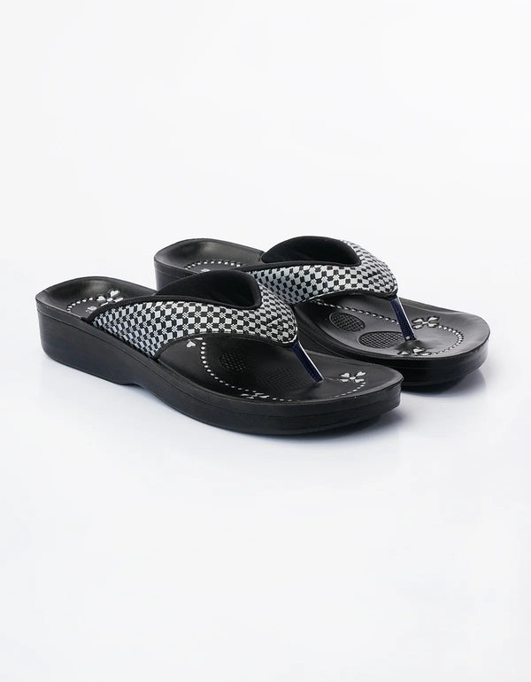 WOMEN SLIPPER AS0843 BLACK