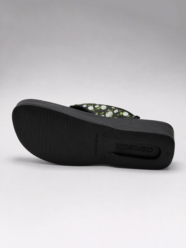 WOMEN SLIPPER AS0859 BLACK