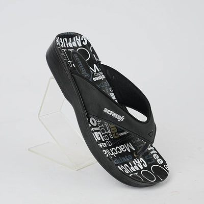 WOMEN SLIPPER A0878 Black