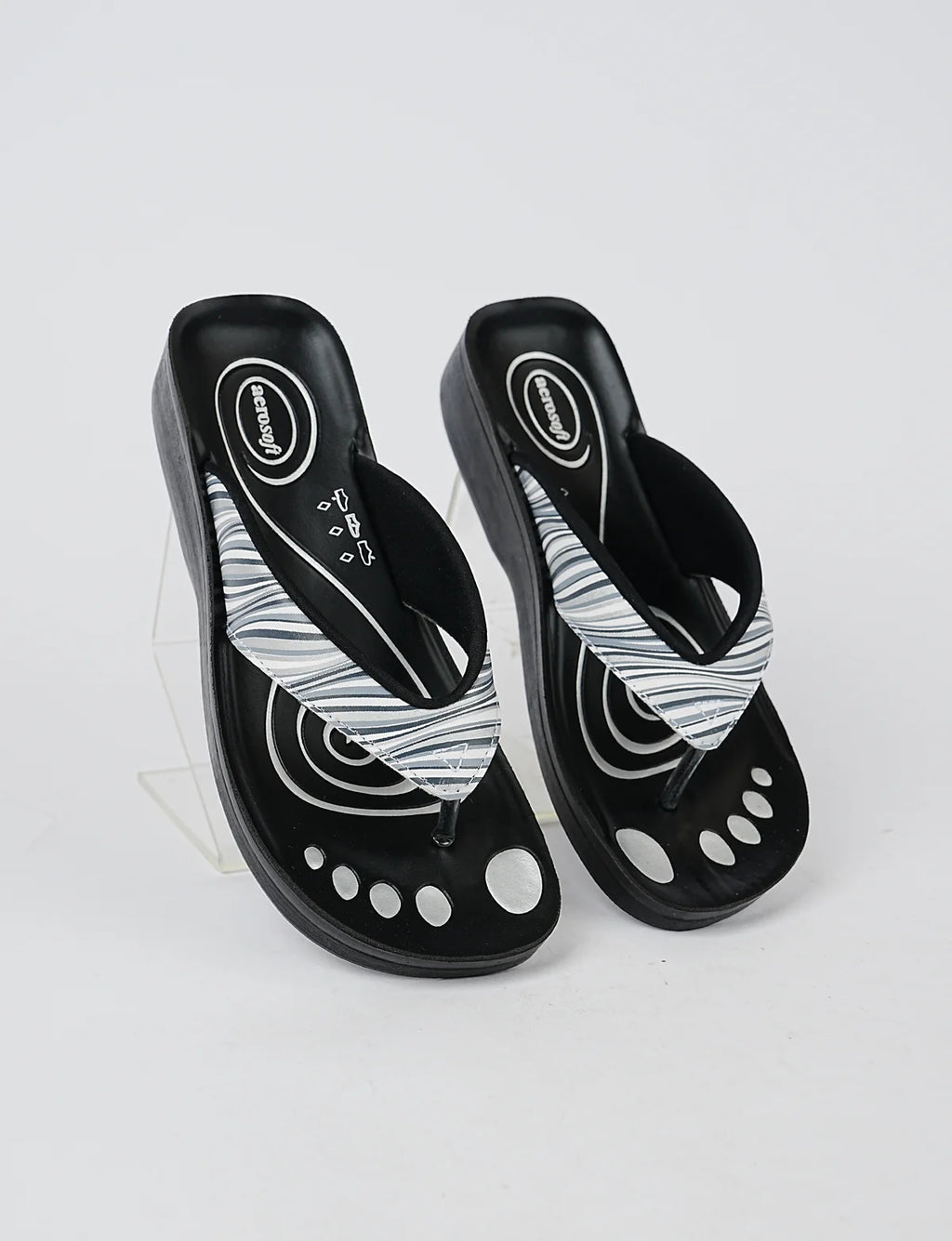 WOMEN SLIPPER LA-0894 BLACK