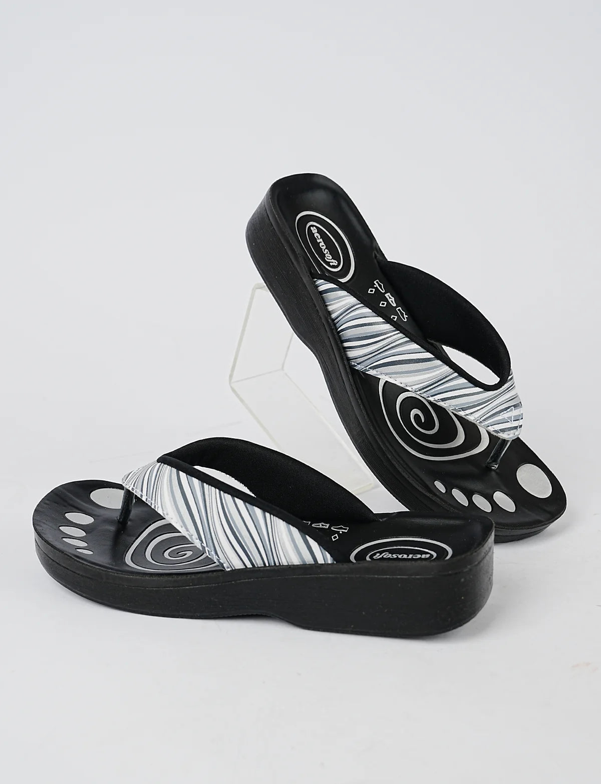 WOMEN SLIPPER LA-0894 BLACK