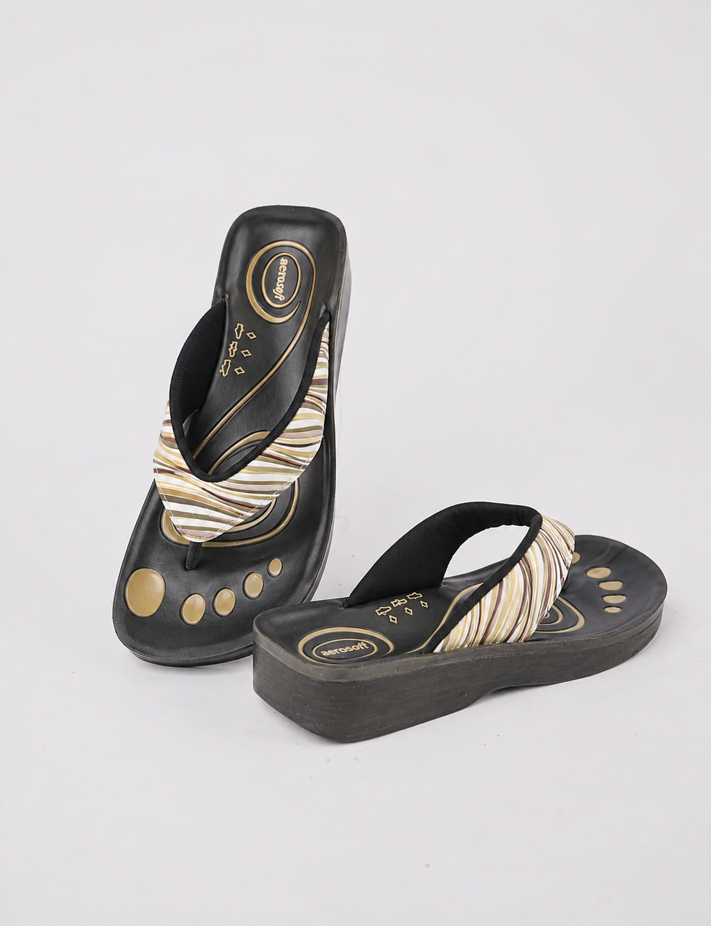 WOMEN SLIPPER LA-0894 BROWN