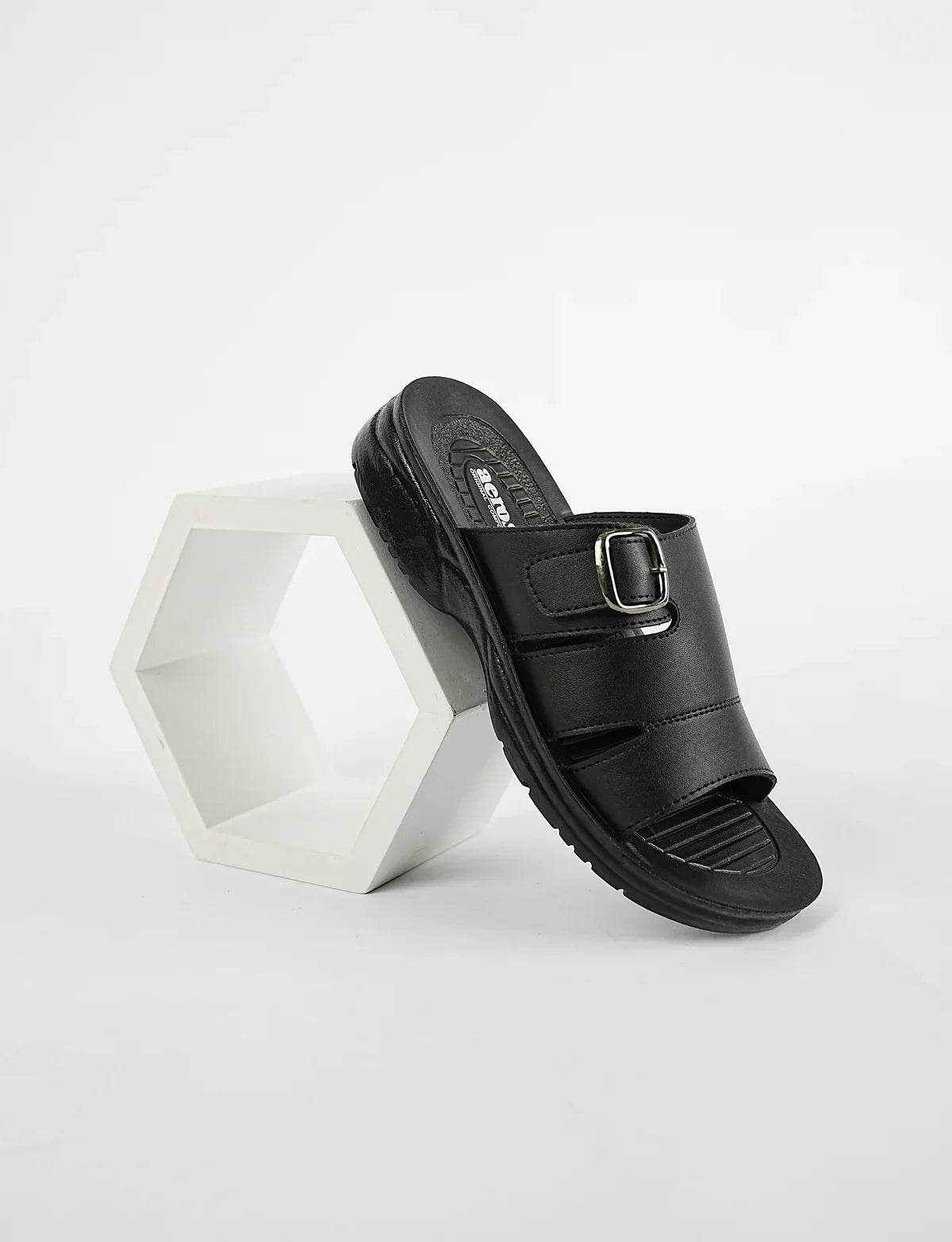 Mens Slippers 8603 BLack