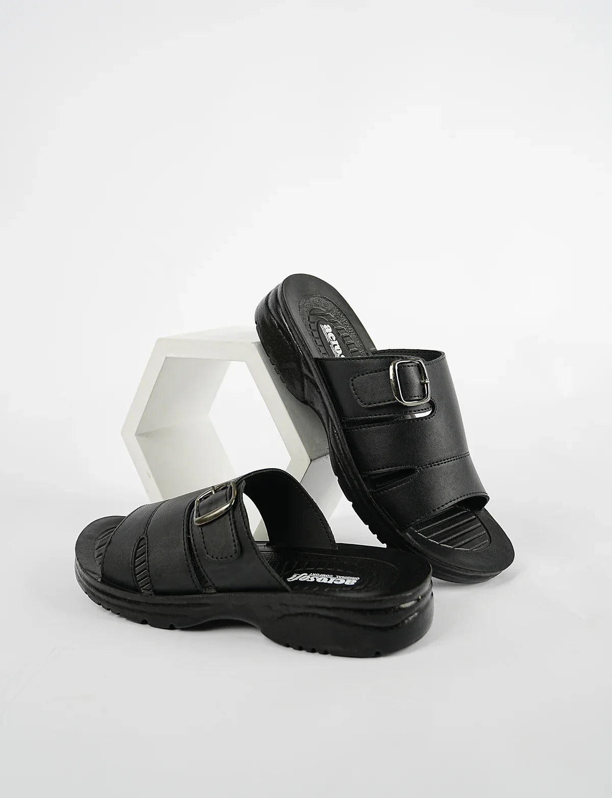 Mens Slippers 8603 BLack