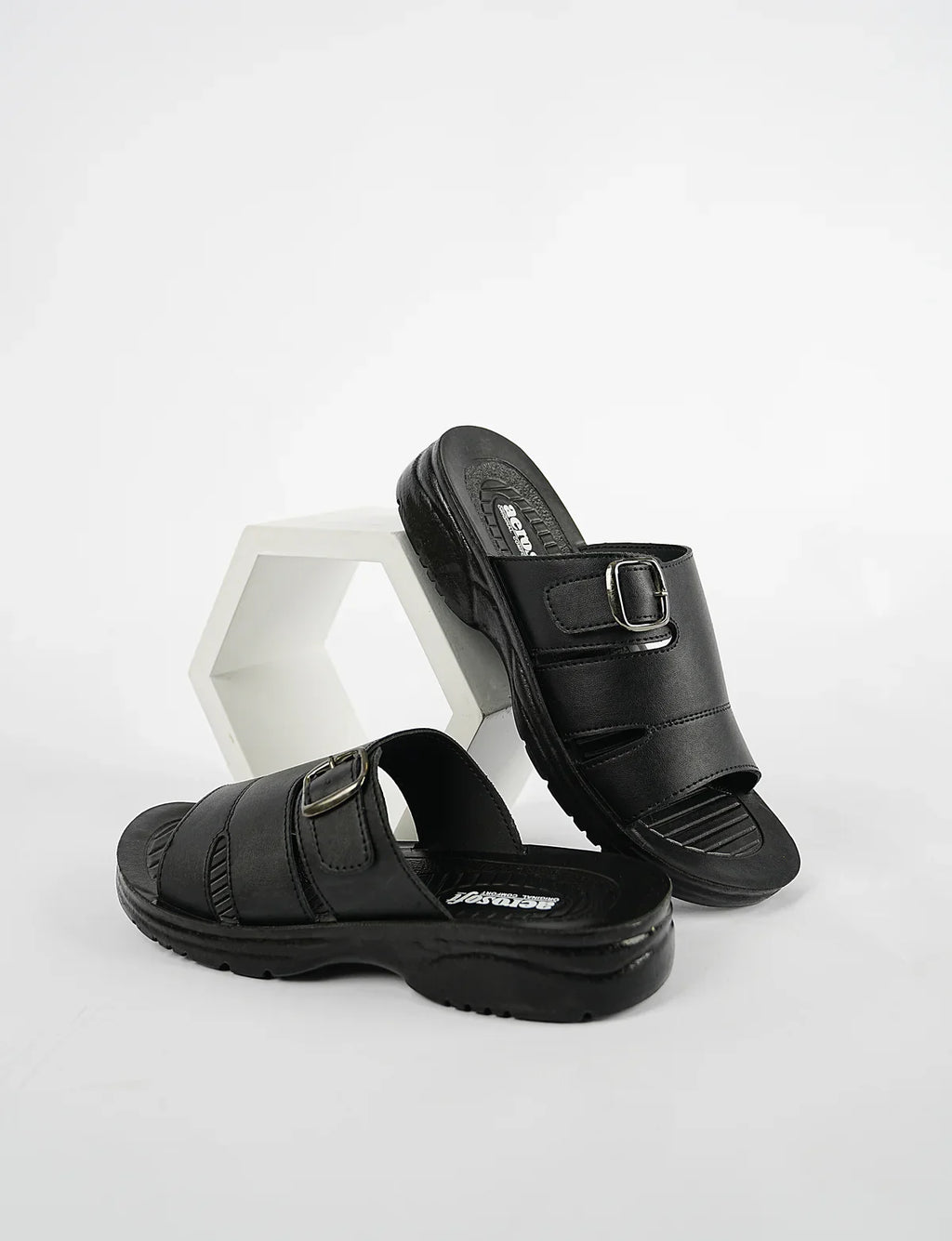 Mens Slippers 8603 BLack