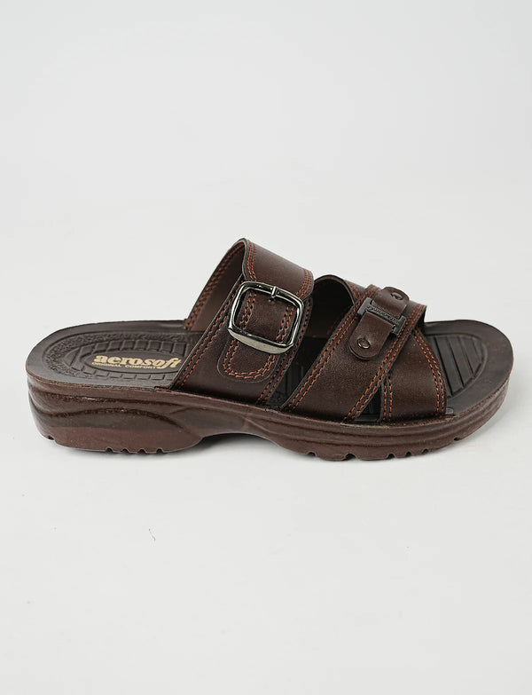 Mens Slippers 86T2 Brown