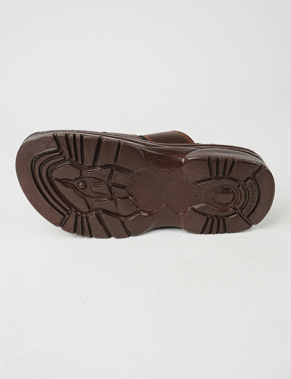 Mens Slippers 86T2 Brown