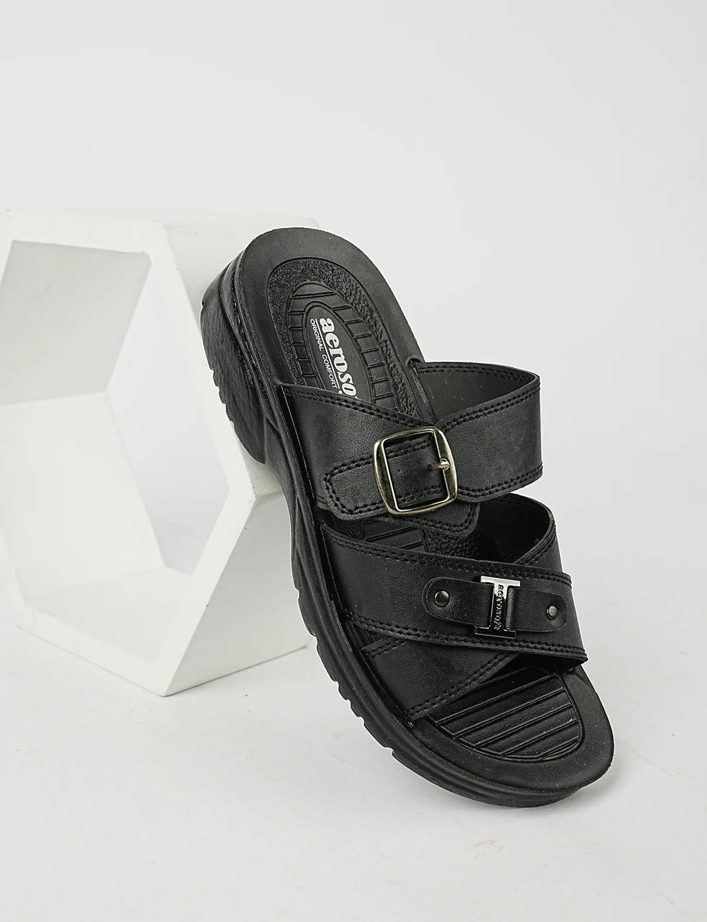 Mens Slippers 86T2 Black