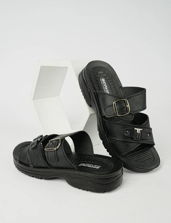 Mens Slippers 86T2 Black