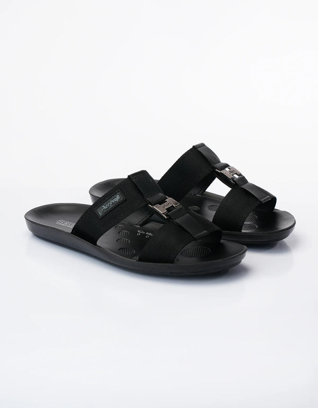 Mens Slippers 9009 Black