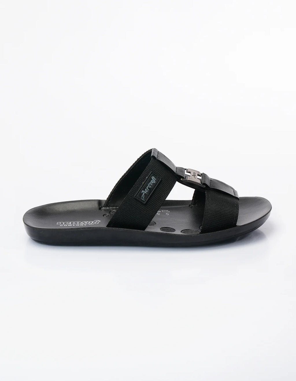 Mens Slippers 9009 Black