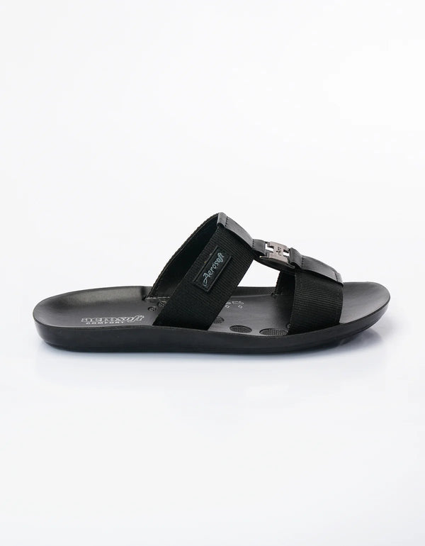 Mens Slippers 9009 Black