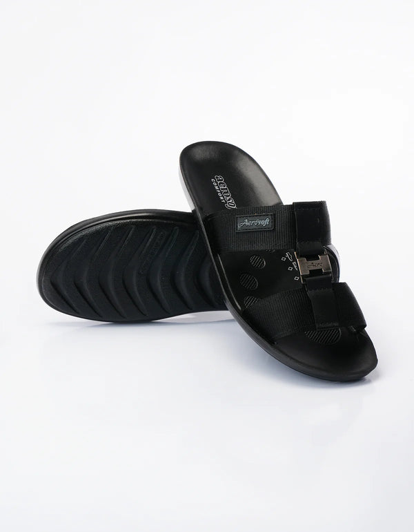 Mens Slippers 9009 Black