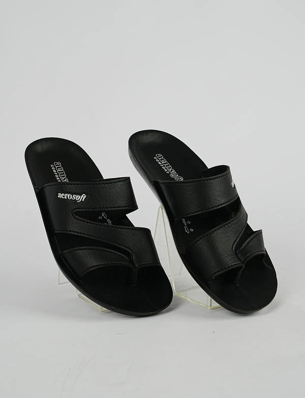 Mens Slippers 9023 Black