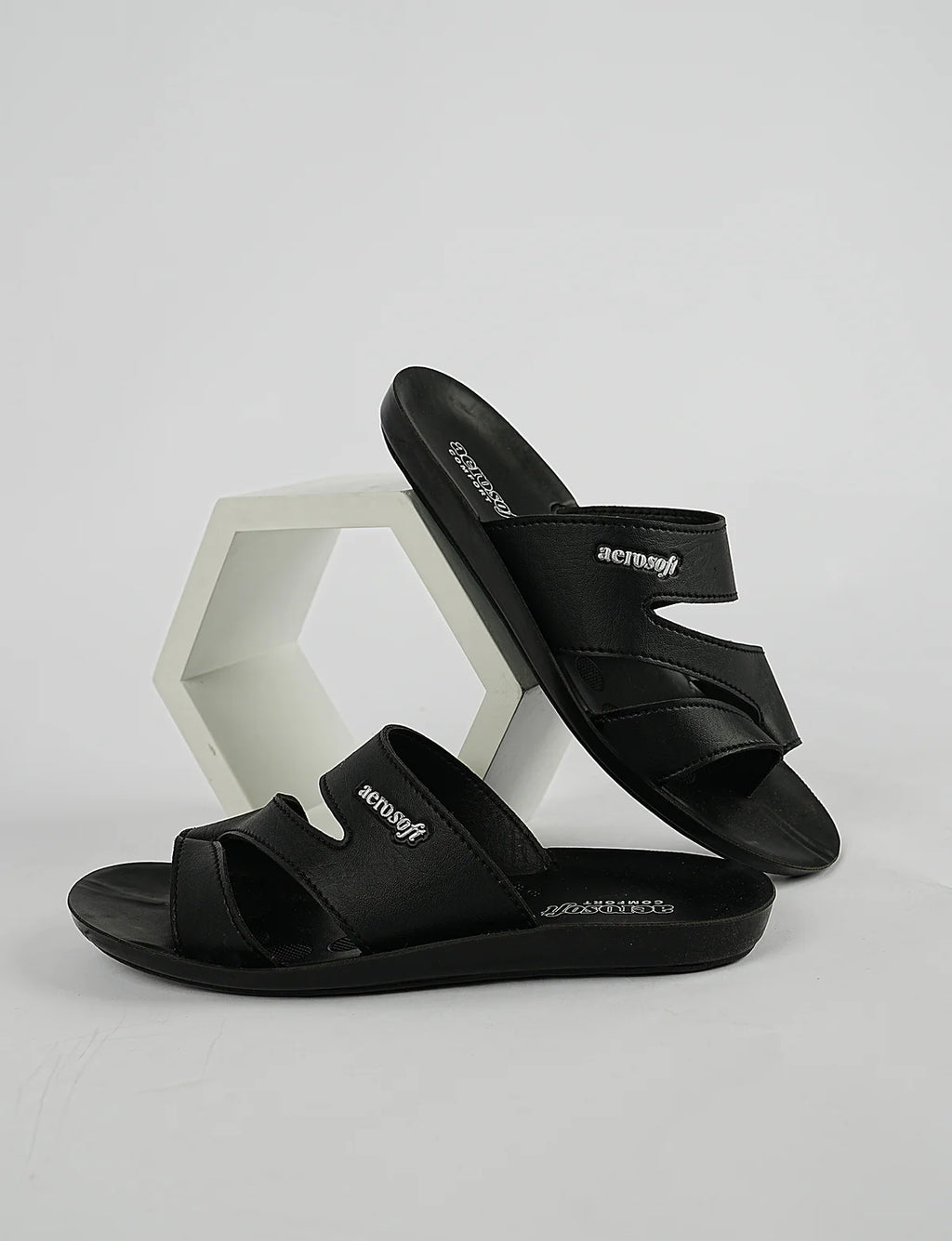 Mens Slippers 9023 Black