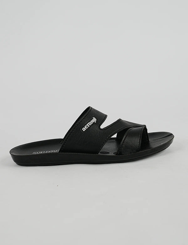 Mens Slippers 9023 Black
