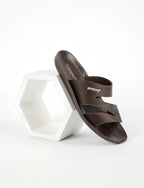 Mens Slippers 9023 Brown