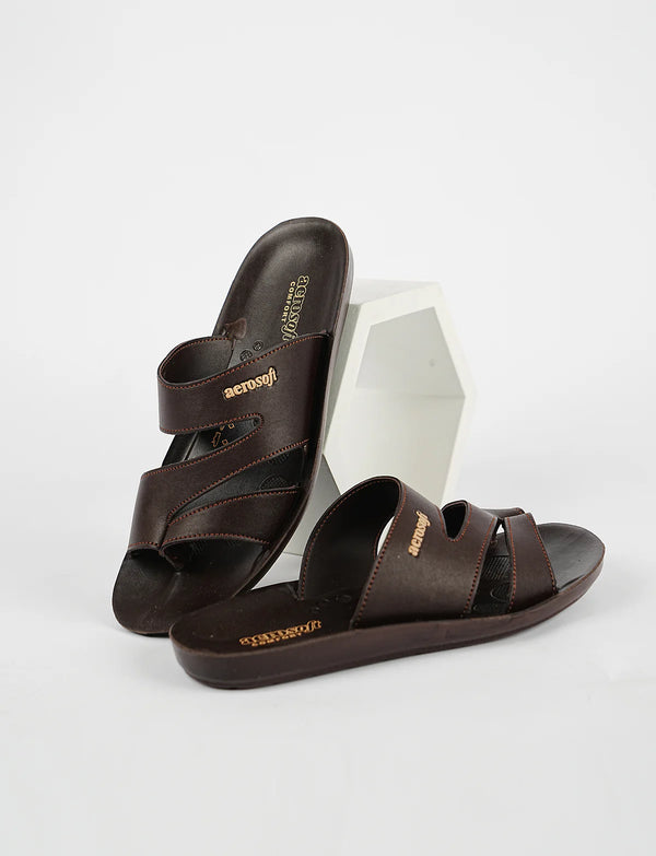 Mens Slippers 9023 Brown
