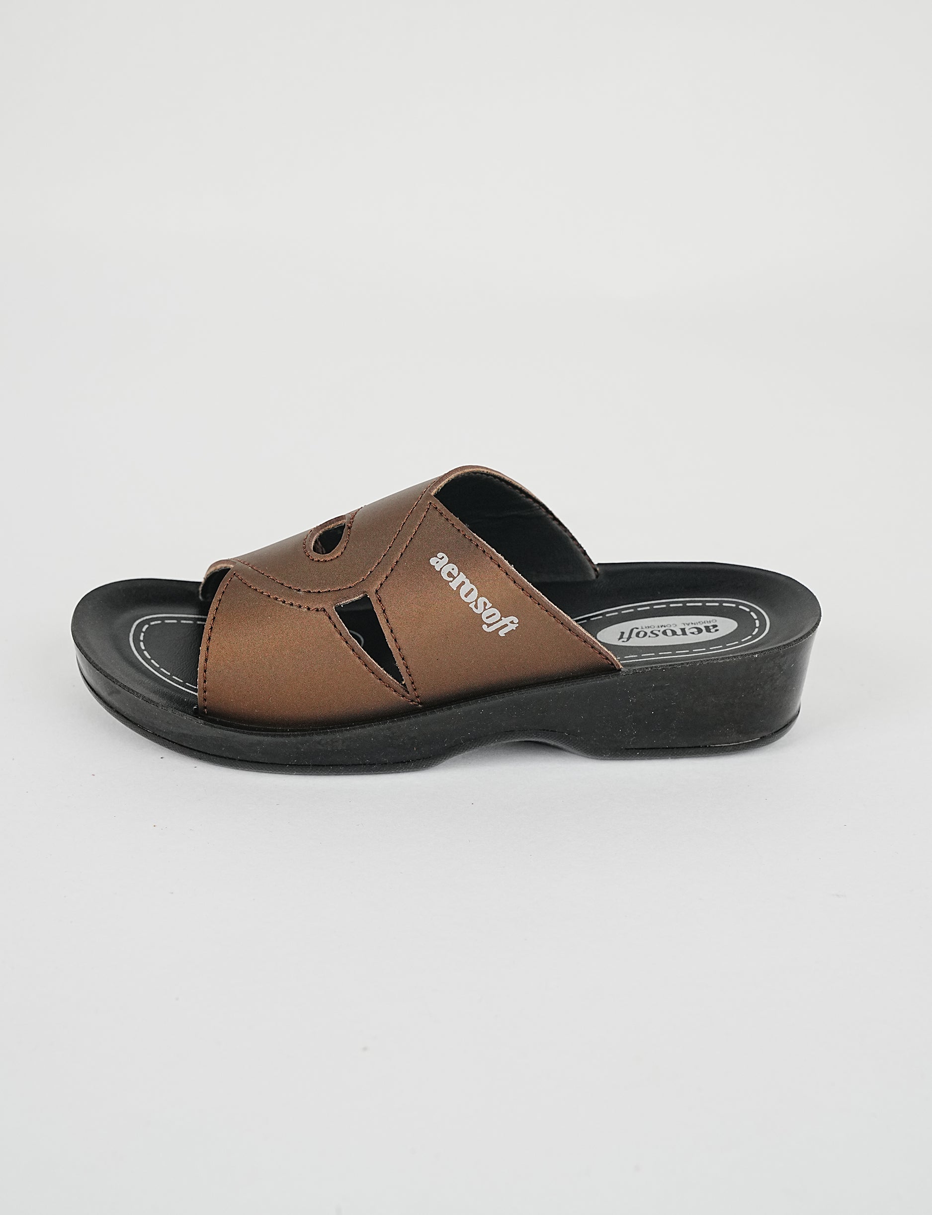 WOMEN SLIPPER LA-2806 BROWN