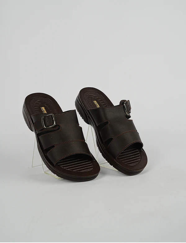 Mens Slippers 8603 Brown