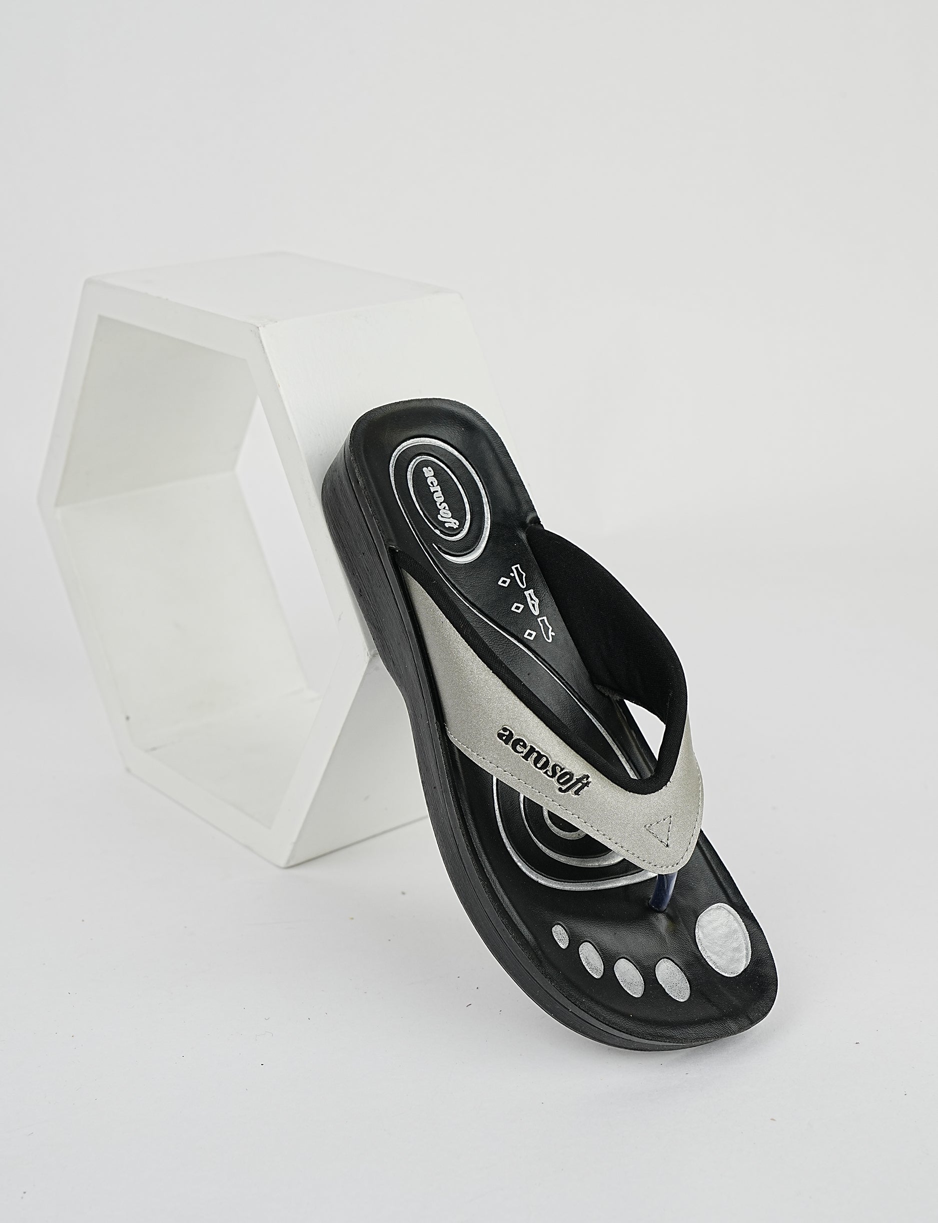 WOMENS SLIPPERS AS0801 SILVER