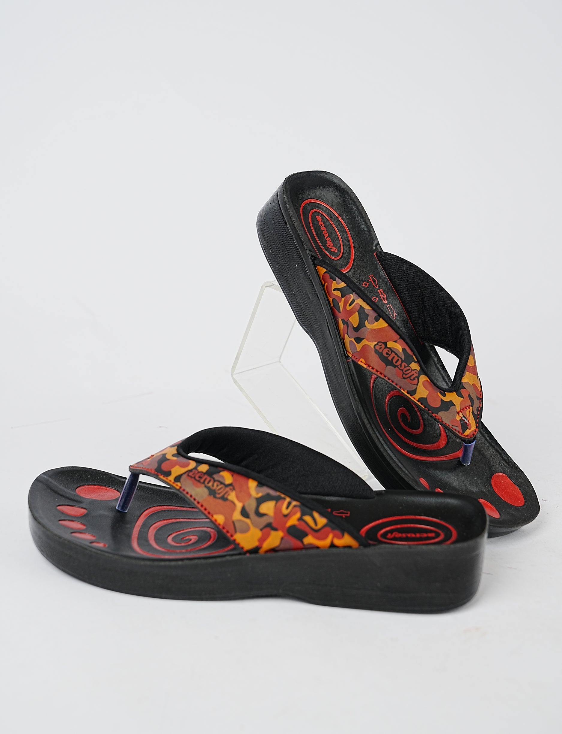 WOMEN SLIPPER LA-0808 RED