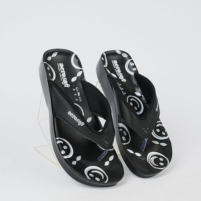 WOMEN SLIPPER LA-0813 BLACK
