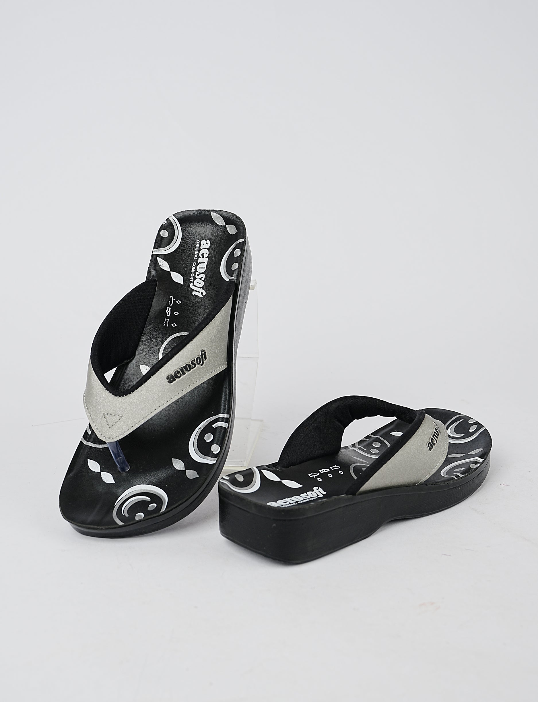 WOMEN SLIPPER LA-0813 SILVER