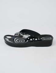WOMEN SLIPPER LA-0823 BLACK