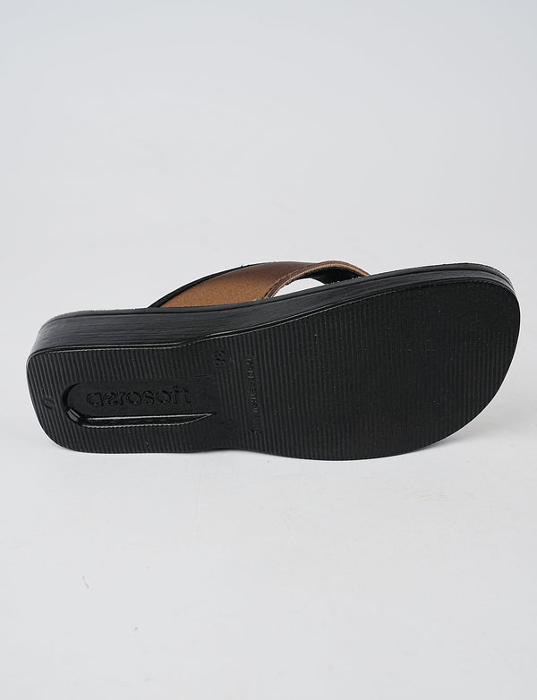 WOMEN SLIPPER LA 0846 BROWN