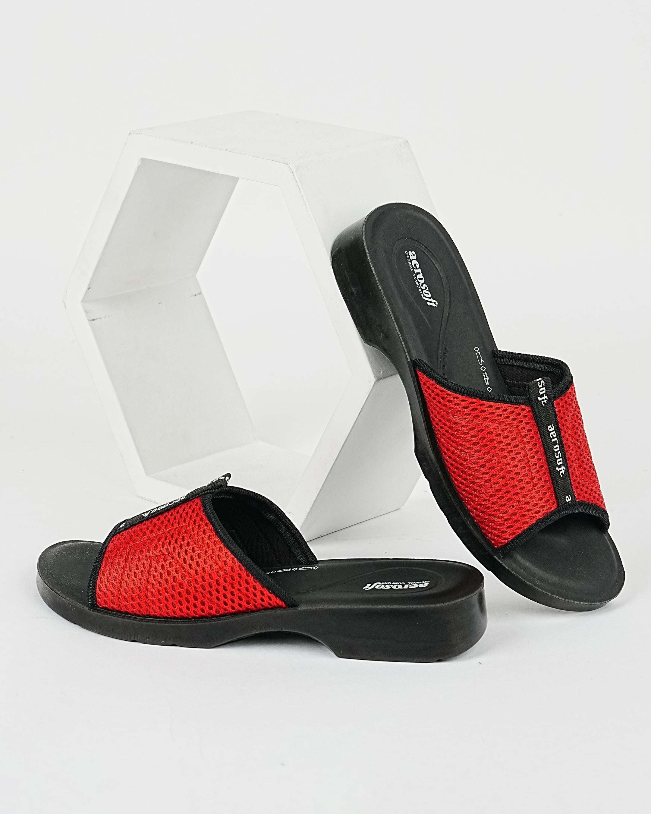 WOMEN SLIPPER A-3208 -Red