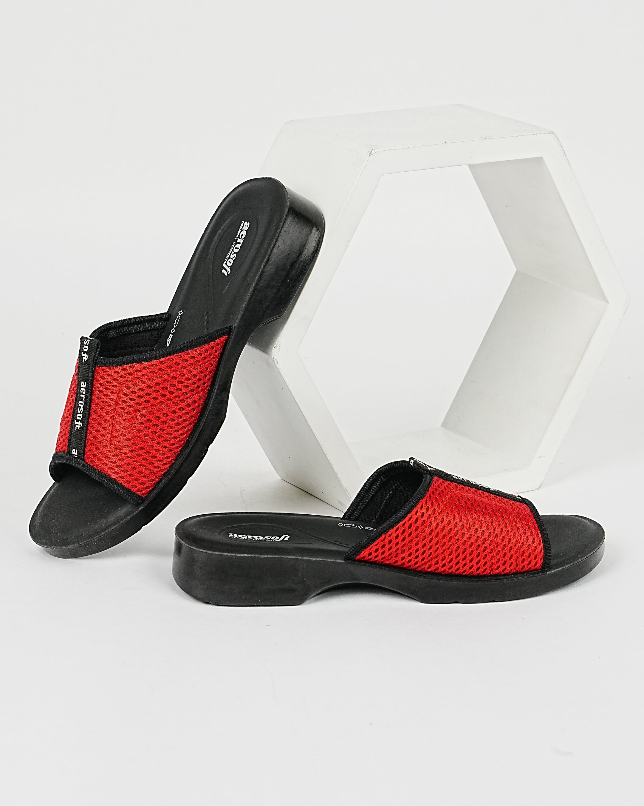 WOMEN SLIPPER A-3208 -Red