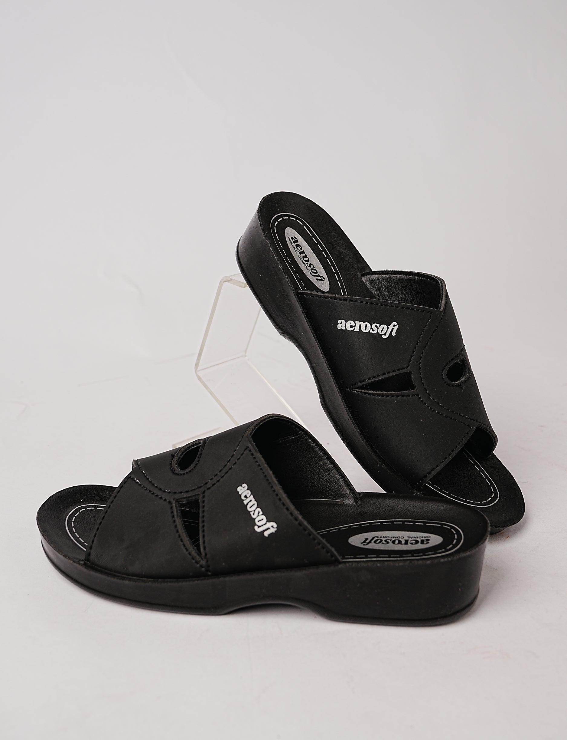 WOMEN SLIPPER LA-2806 BLACK