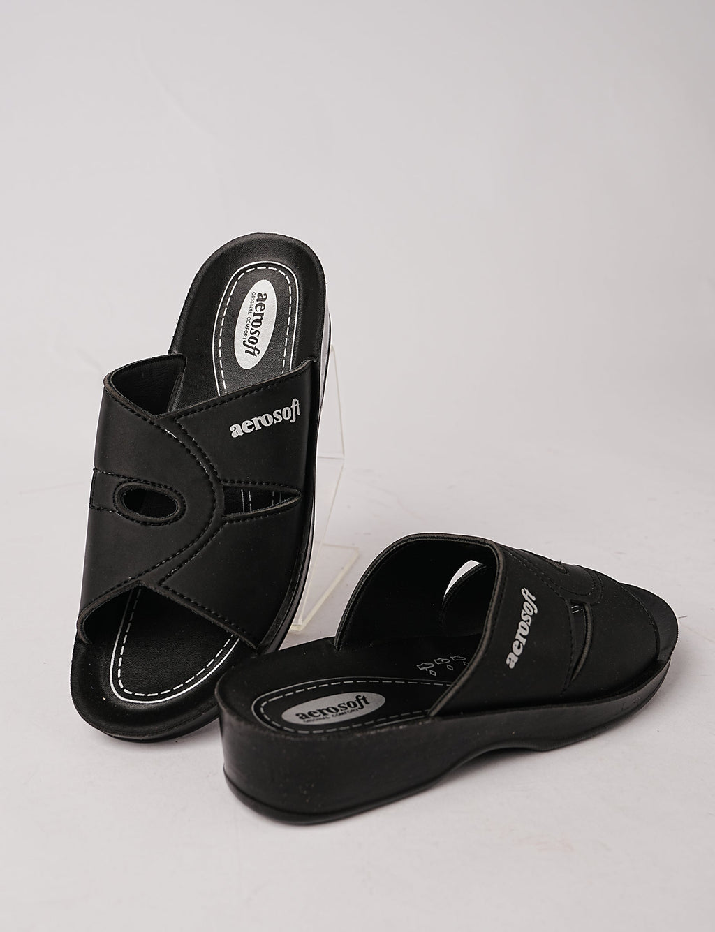 WOMEN SLIPPER LA-2806 BLACK