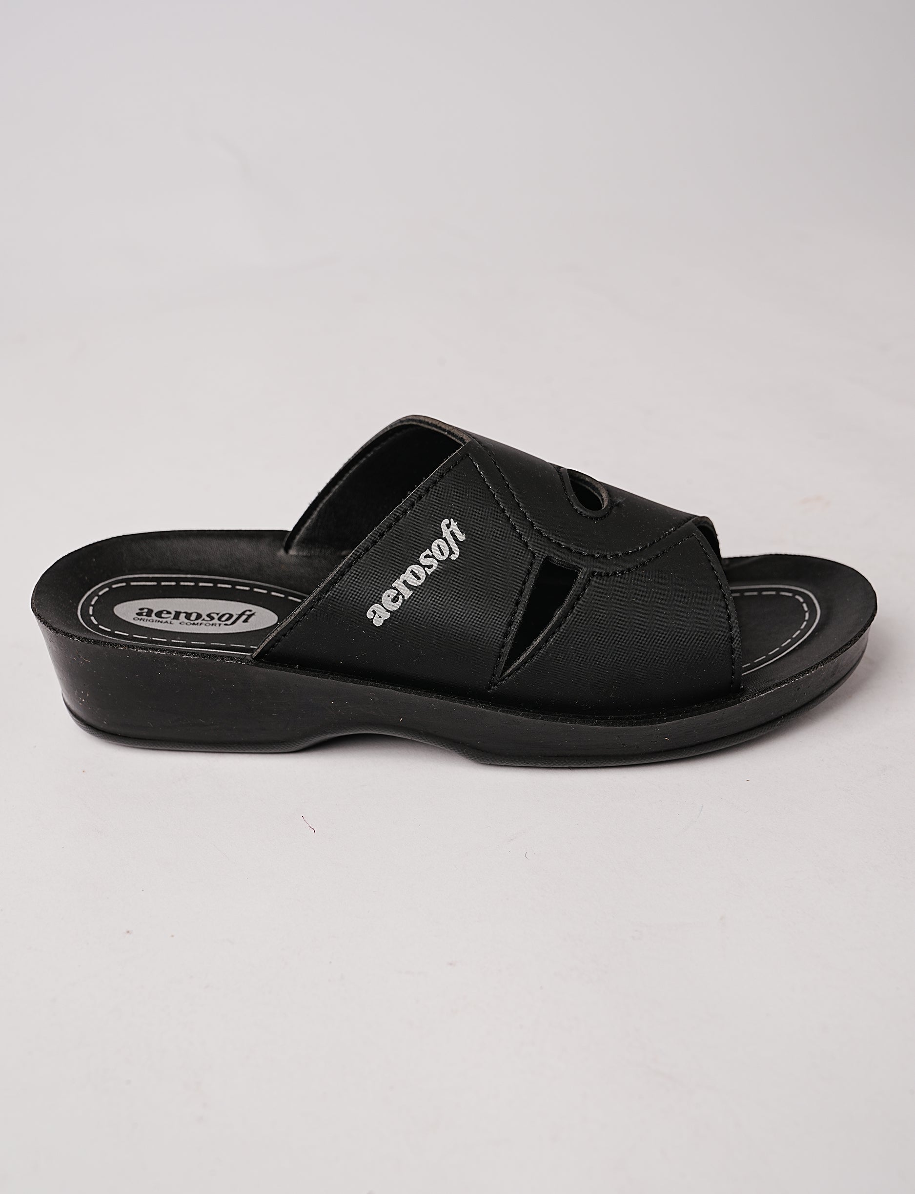 WOMEN SLIPPER LA-2806 BLACK
