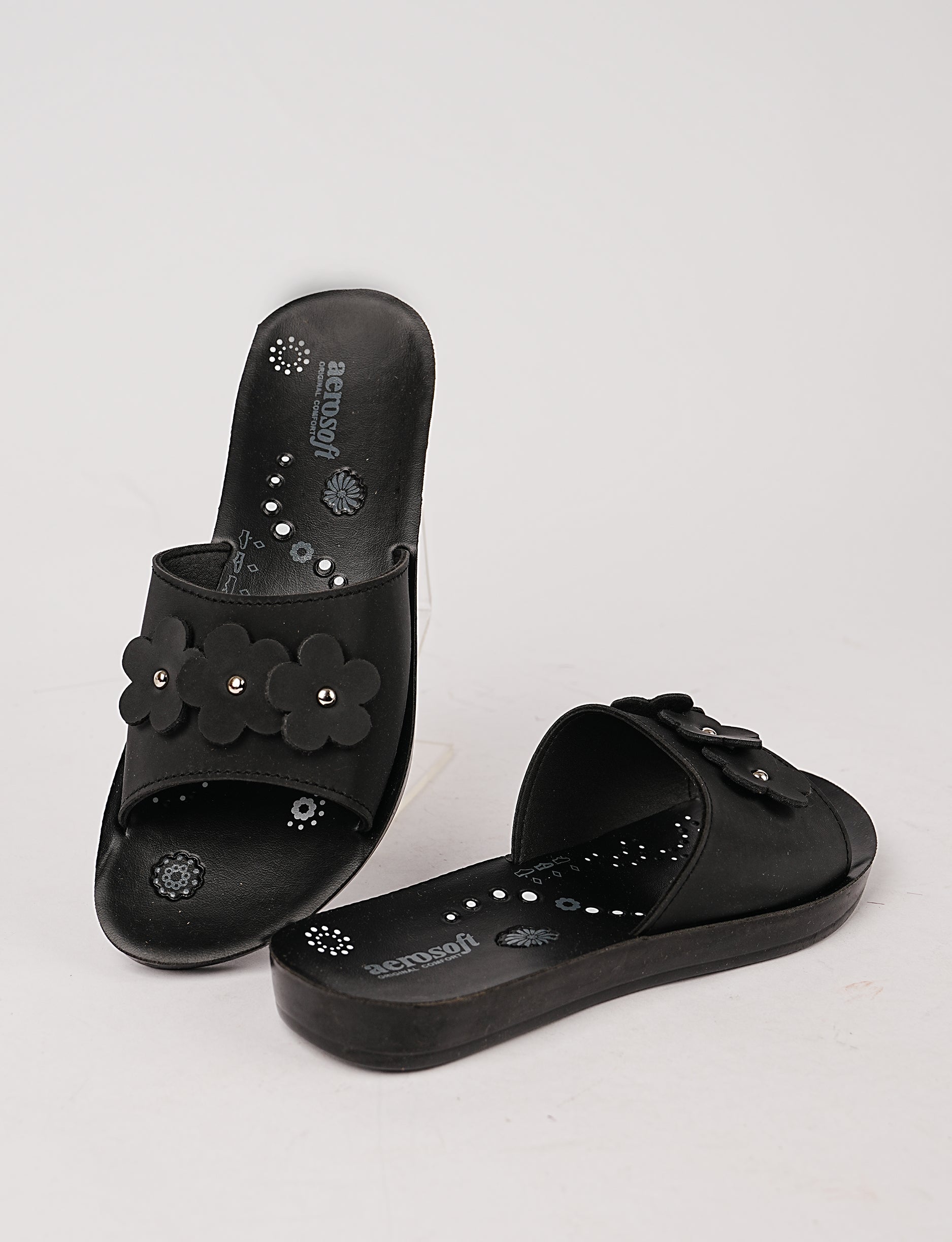 Women Slipper LS-3205-BLACK