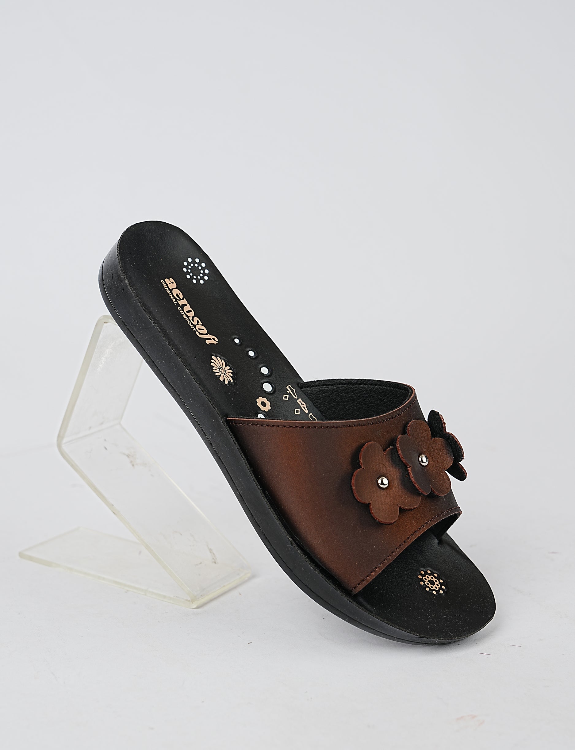 Women Slipper LS-3205-BROWN