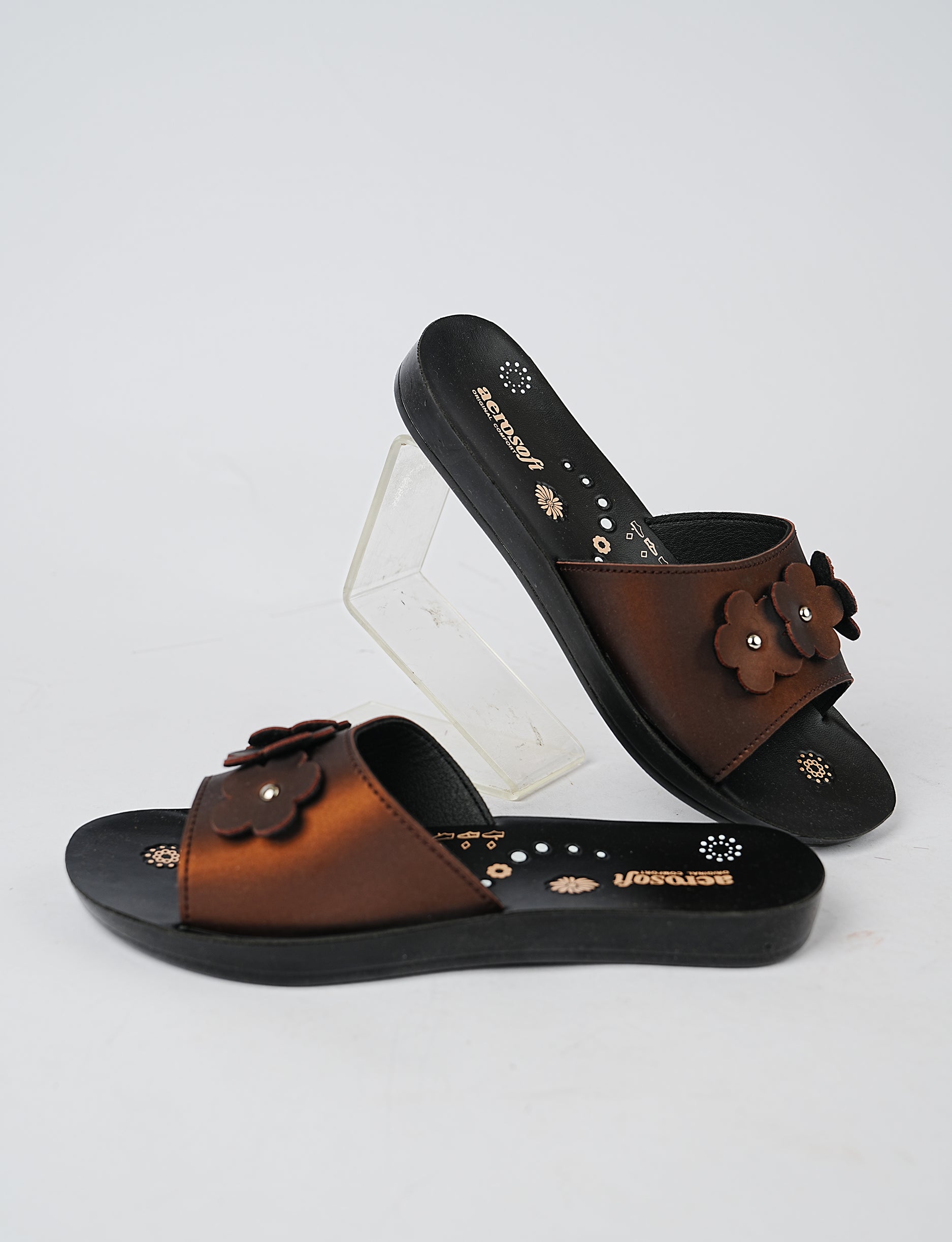 Women Slipper LS-3205-BROWN