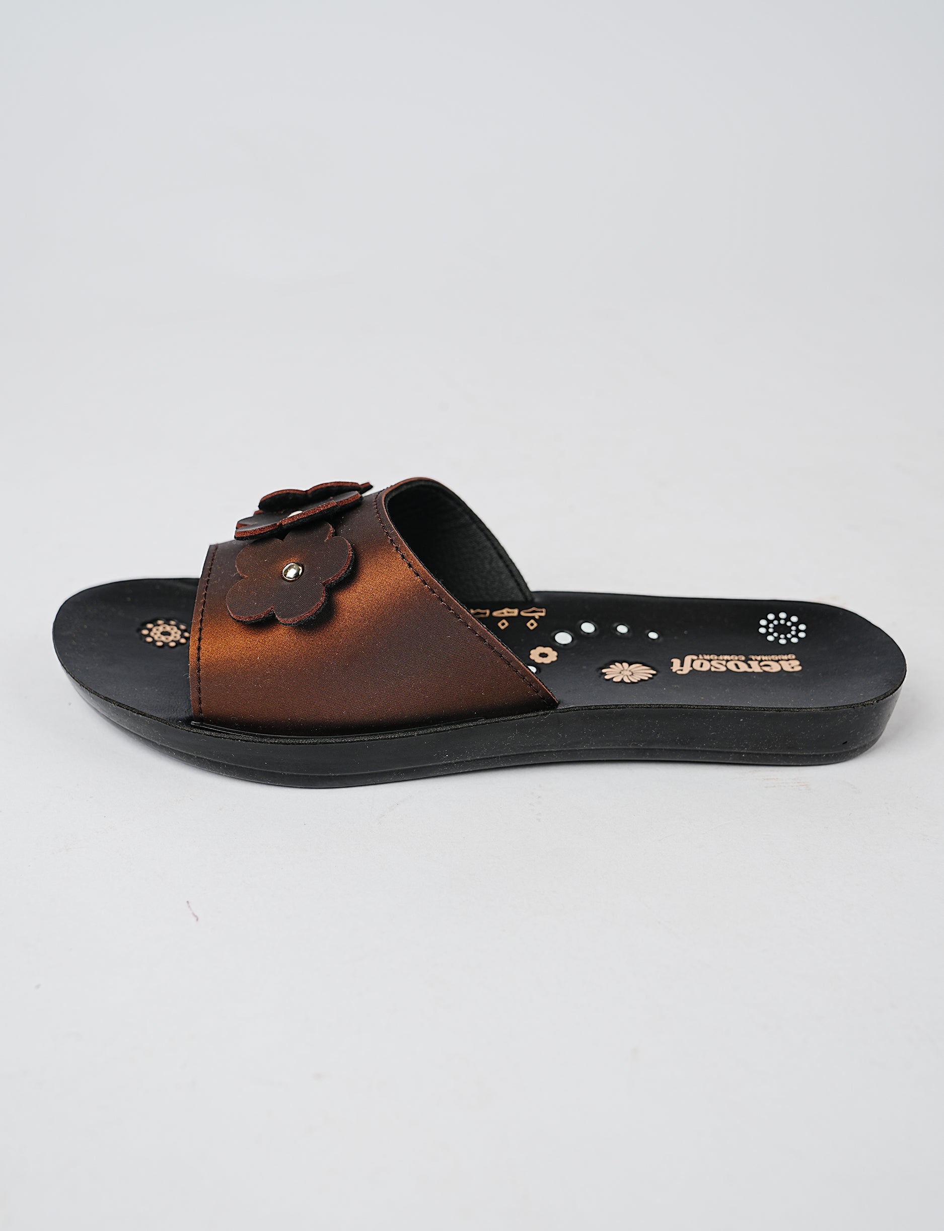 Women Slipper LS-3205-BROWN