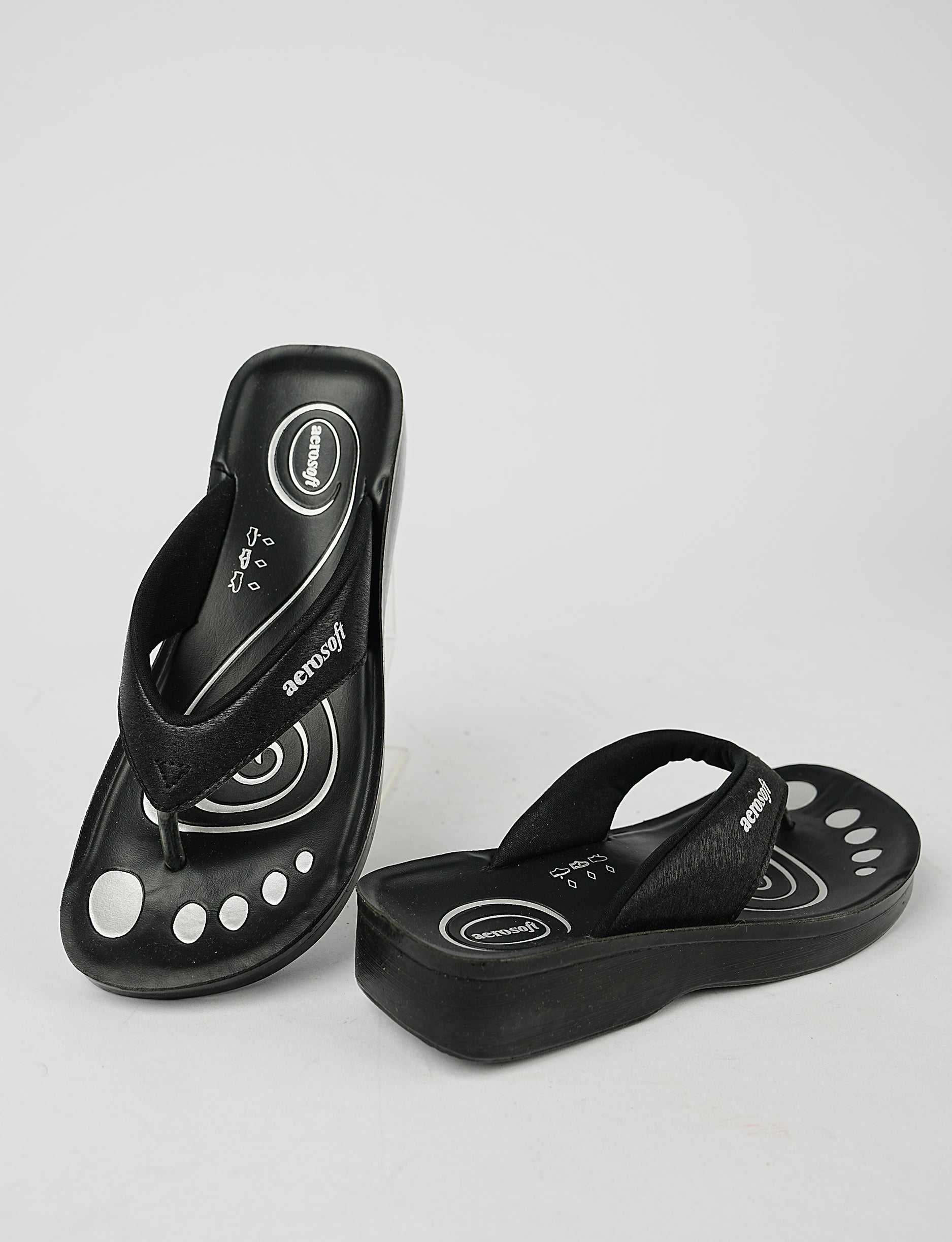 WOMEN SLIPPER A-0825 BLACK