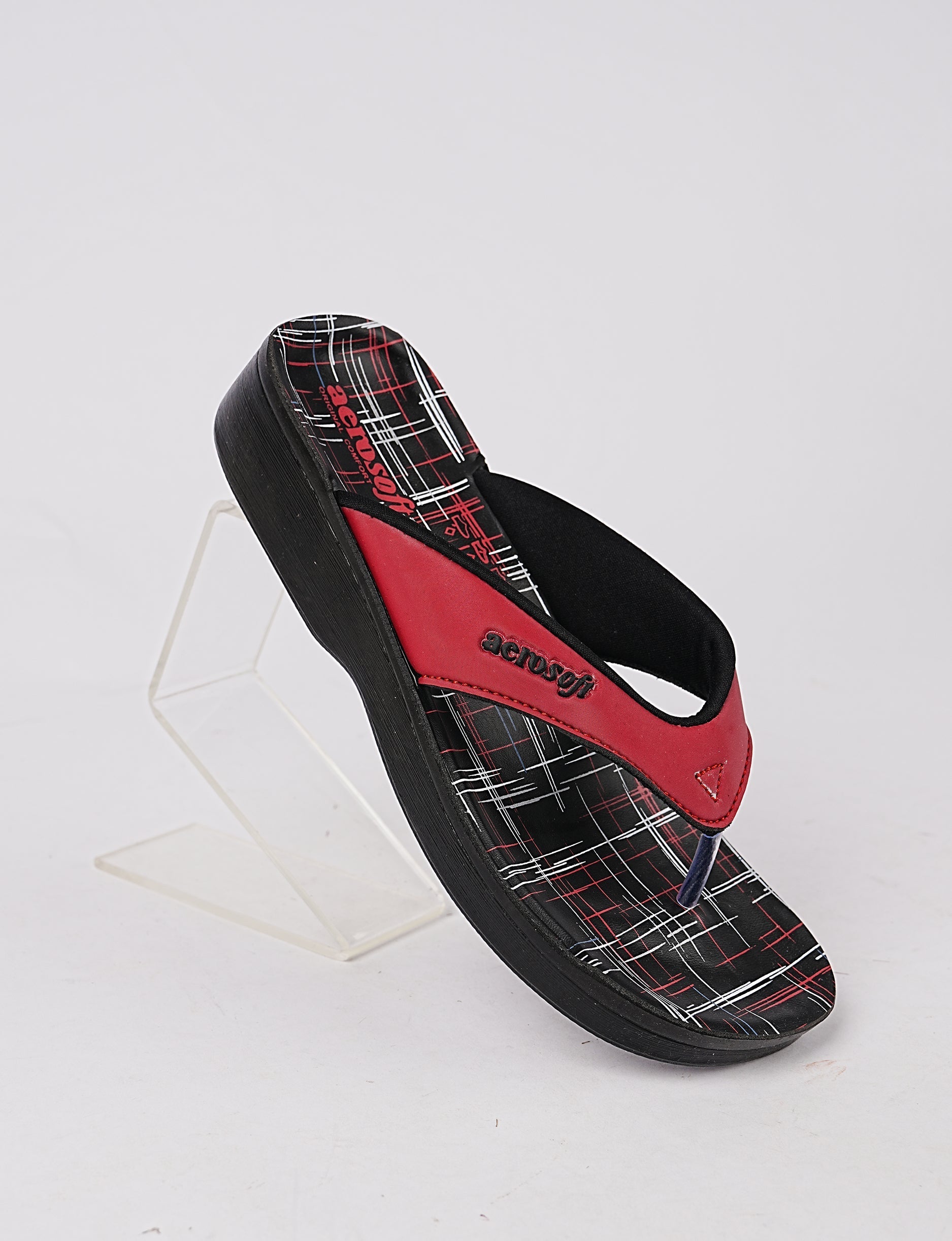 WOMEN SLIPPER LA-0891 RED