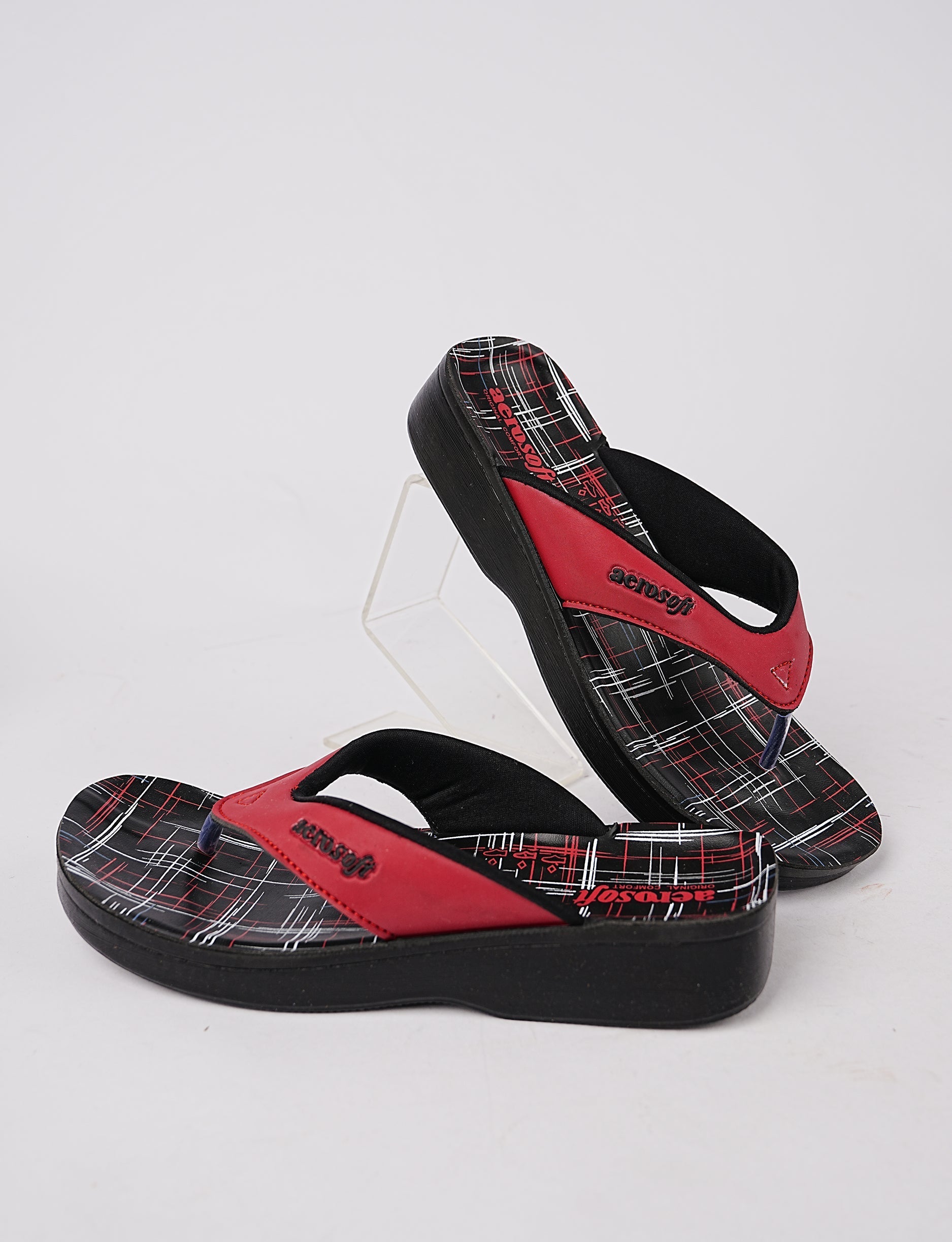 WOMEN SLIPPER LA-0891 RED