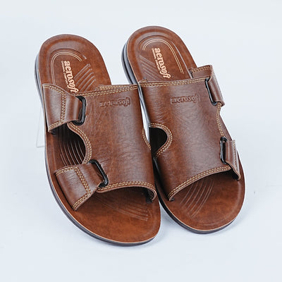 Men Slippers P02T1 Tan