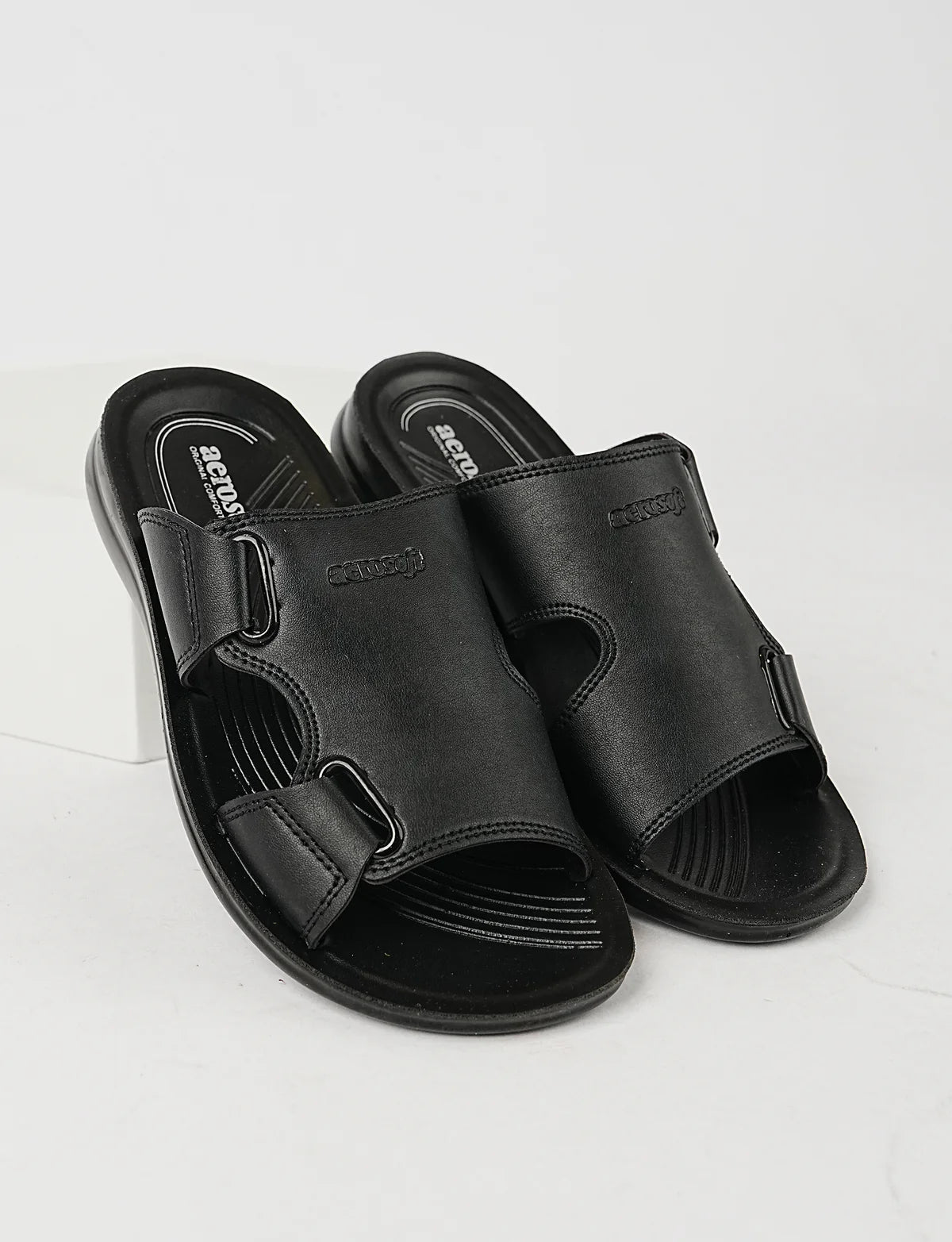 Mens Slippers P02T1 Black